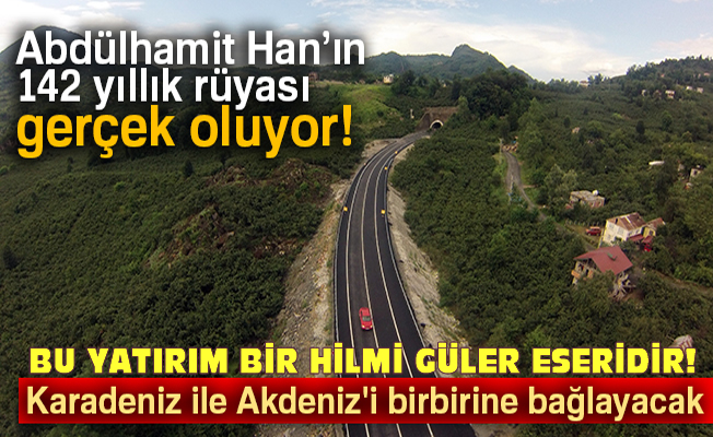 Hilmi Güler, asırlık projeye hayat verdi