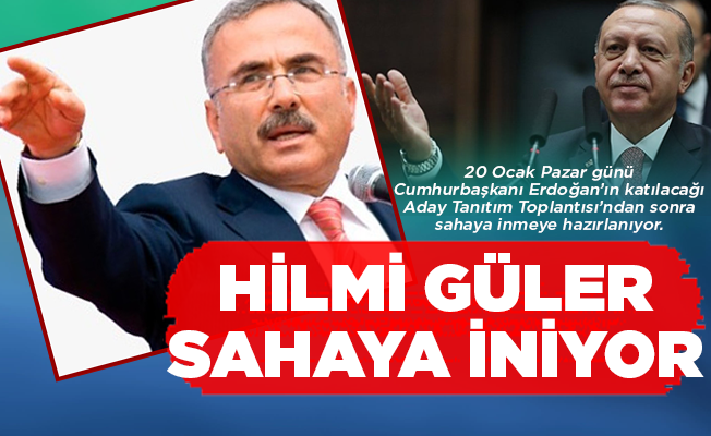 Hilmi Güler sahaya iniyor...