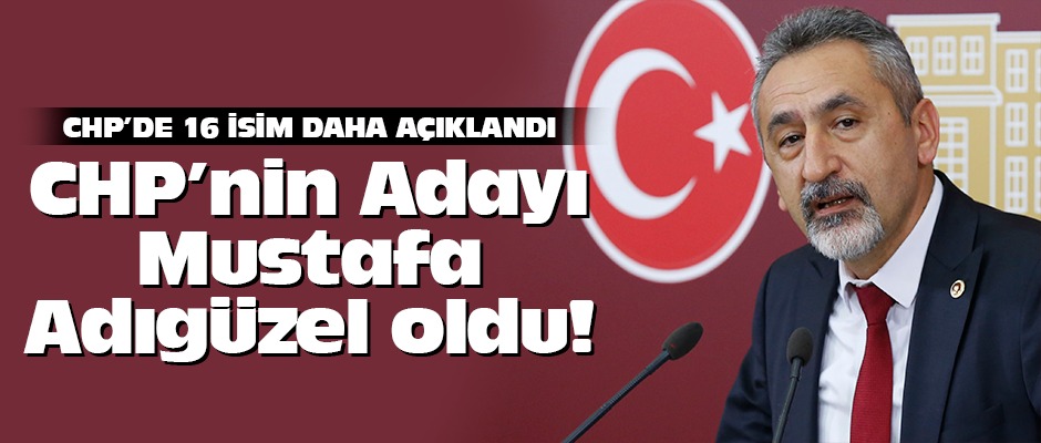 CHP'nin Ordu Büyükşehir Belediye Başkan Adayı Mustafa Adıgüzel oldu