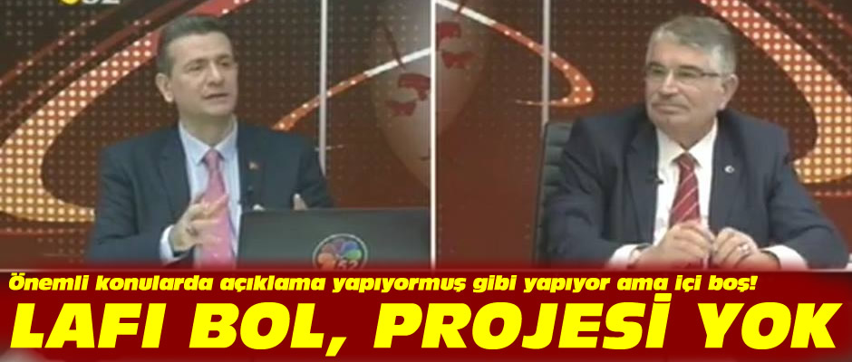 İdris Naim Şahin bol bol konuştu