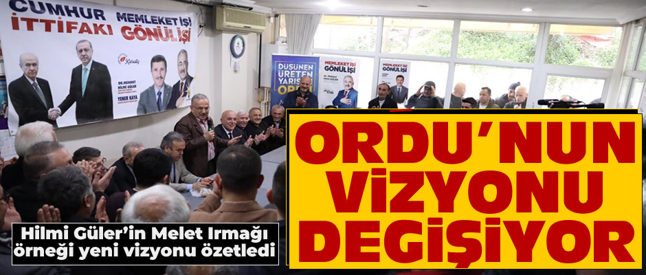 Hilmi Güler vizyon projeleriyle geliyor!