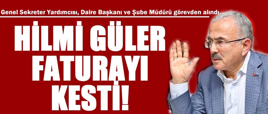 Hilmi Güler faturayı kesti!