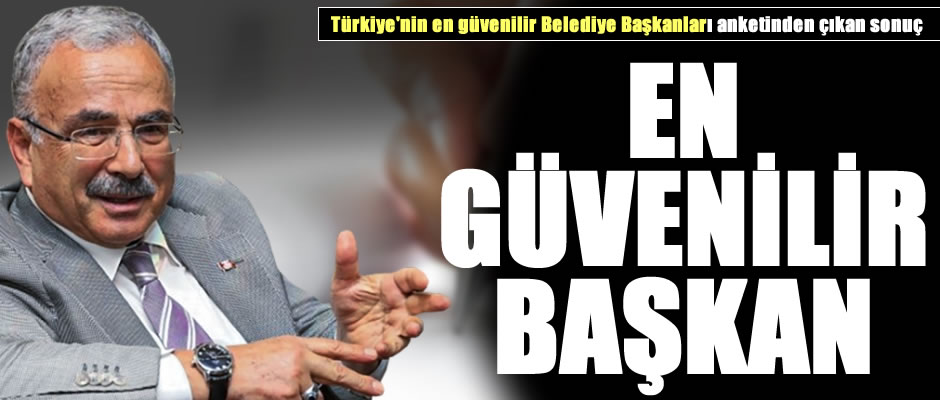 Hilmi Güler, "En Güvenilir Belediye Başkanları" arasında