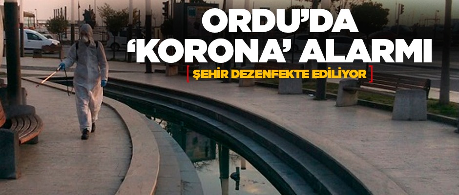 Ordu'da 'Koronavirüs' alarmı!