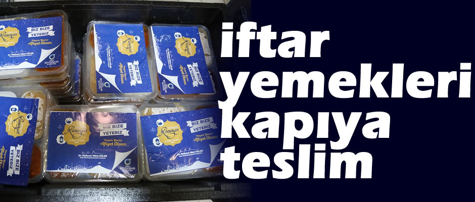 OBB'den iftar yemekleri kapıya teslim