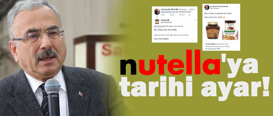 Nutella'ya helal ayarı!