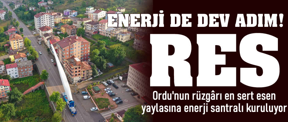 Ordu'ya enerji damgası