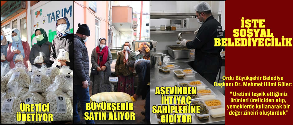 Üretici üretiyor, aşevi pişiriyor