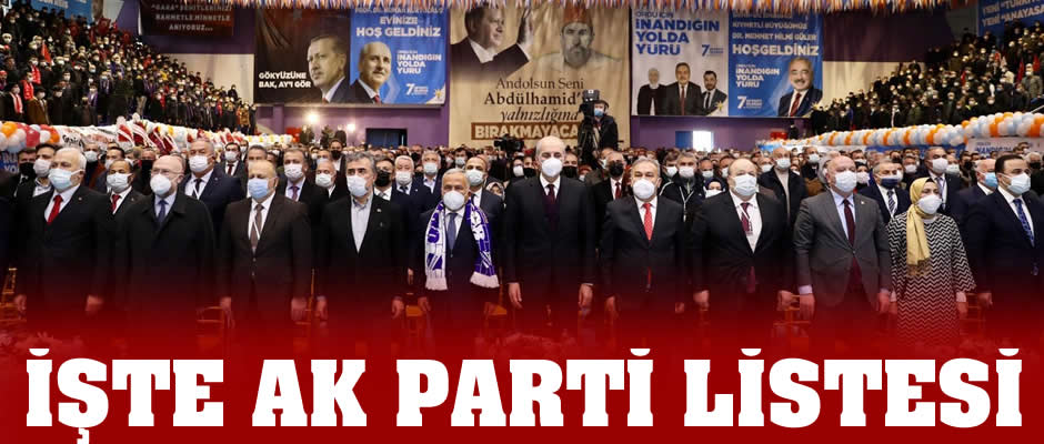 İşte AK Parti Ordu İl Yönetim Kurulu