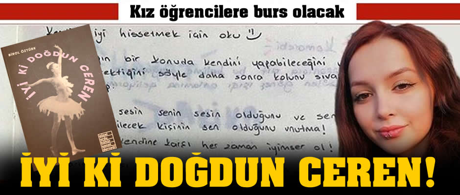 İyi ki doğdun Ceren!