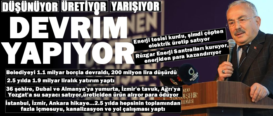 Düşünüyor, üretiyor, yarışıyor, devrim yapıyor. Ordu onunla vizyon değiştiriyor