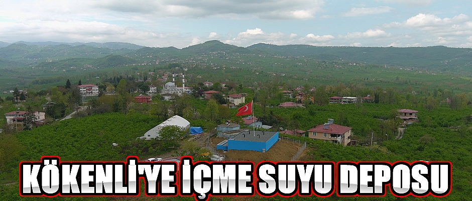 ALTINORDU İLÇESİ KÖKENLİ MAHALLESİ YENİ İÇME SUYU DEPOSUNA KAVUŞTU