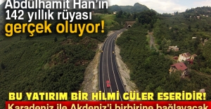 Hilmi Güler, asırlık projeye hayat verdi