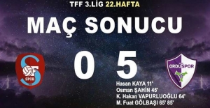 Yeni Orduspor'dan Ofspor'a farklı tarife: 5-0