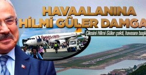 Havaalanının çilesini Hilmi Güler çekti...