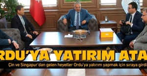 Çin ve Singapur Ordu'da yatırım yapmaya hazırlanıyor