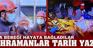 Ayda bebeğin kahramanları...Bravo çocuklar..