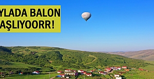 Yaylada balon turizmi başlıyor