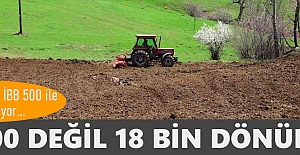 Boru  değil 18 bin dönüm!