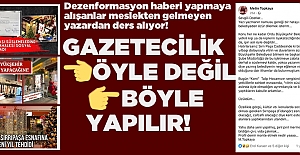 Kartvizitlerinde 'Gazeteci' yazanlar Metin Topkaya'dan ders alsın!