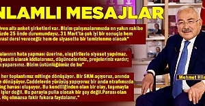 Hilmi Güler'den anlamlı mesajlar