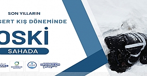 SON YILLARIN EN SERT KIŞ DÖNEMİNDE OSKİ SAHADA